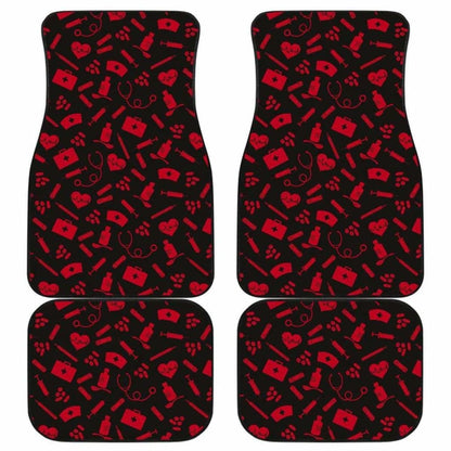 Nurse Pattern Art Car Floor Mats Amazing Gift Ideas 144902