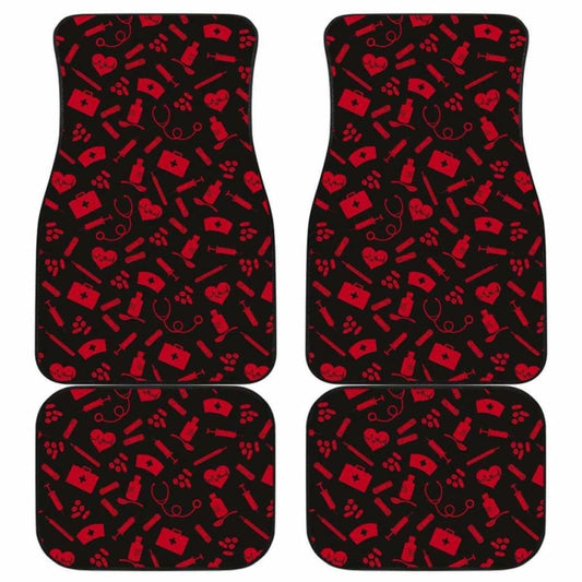 Nurse Pattern Art Car Floor Mats Amazing Gift Ideas 144902