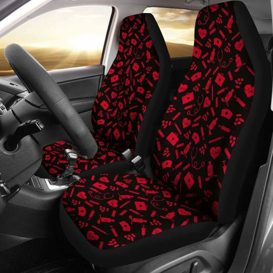 Nurse Pattern Art Car Seat Covers Amazing Gift Ideas 144902