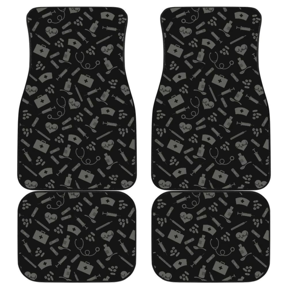 Nurse Pattern Car Floor Mats Amazing Gift Ideas 144902
