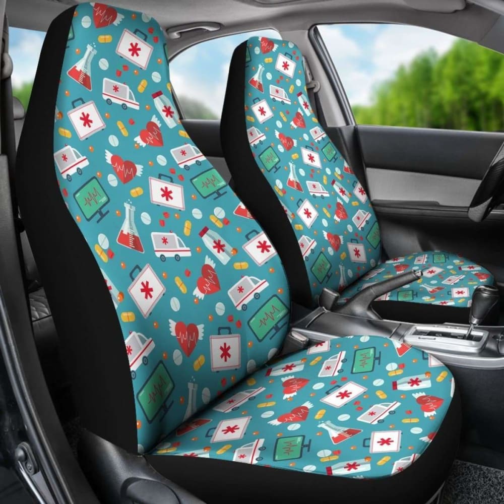 Nurse Pattern Car Seat Covers 144902