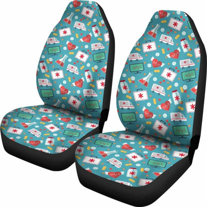 Nurse Pattern Car Seat Covers 144902