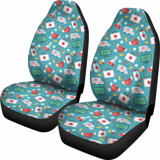 Nurse Pattern Car Seat Covers 144902
