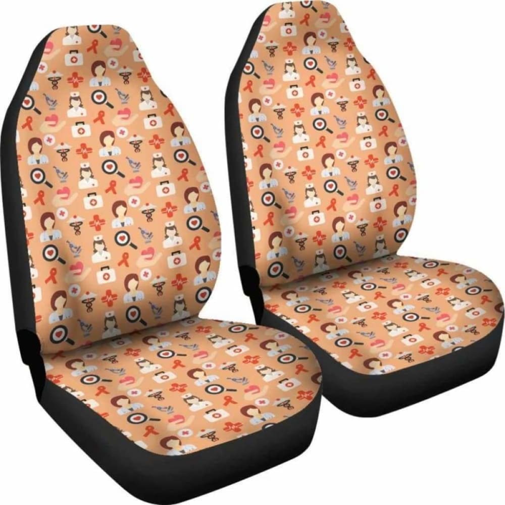 Nurse Pattern Car Seat Covers 144902