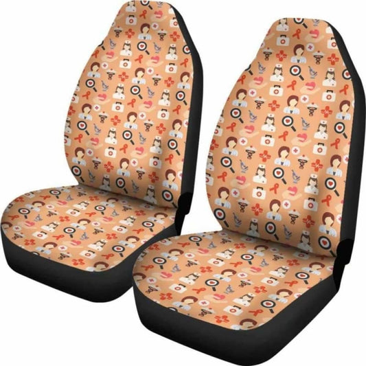 Nurse Pattern Car Seat Covers 144902