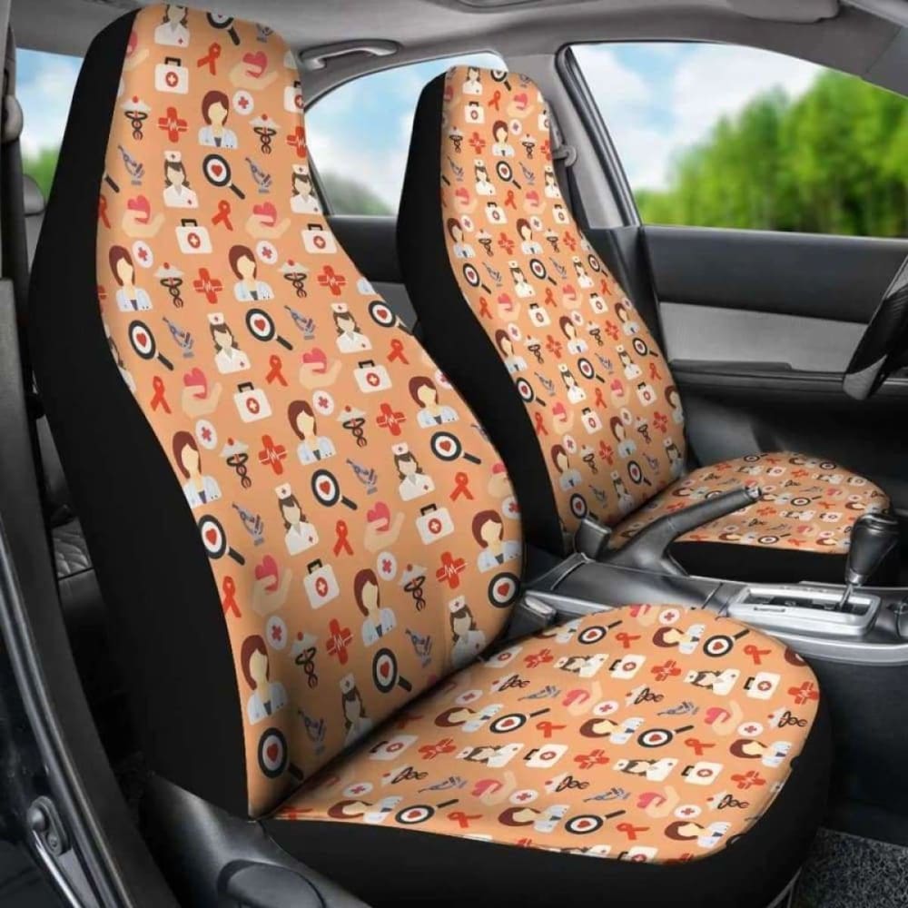 Nurse Pattern Car Seat Covers 144902