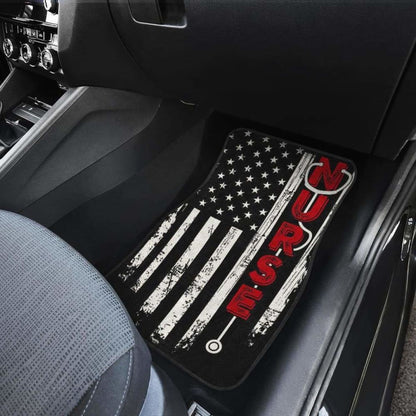 Nurse Symbol American Flag Art Car Floor Mats 211103