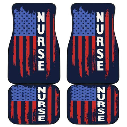 Nurse Symbol American Flag Car Floor Mats Amazing Gift 211103