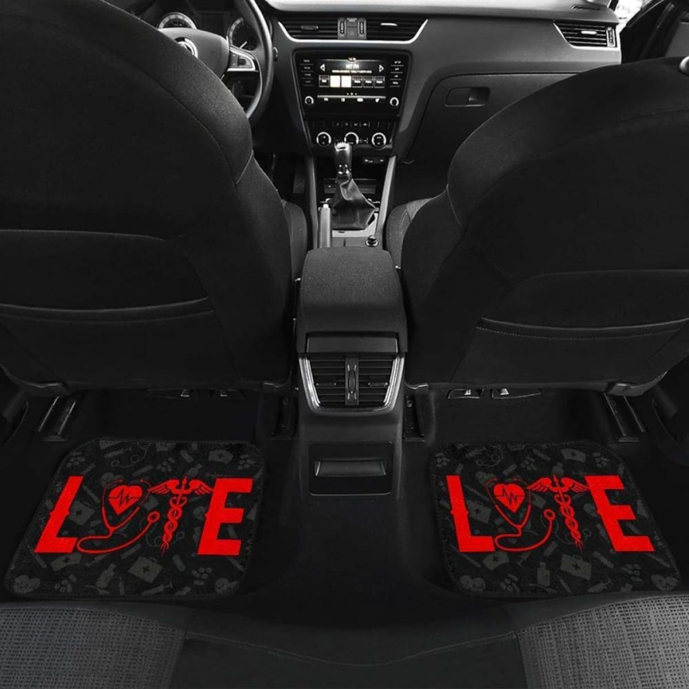 Nurse Symbol Love Car Floor Mats Amazing Gift Ideas 144902