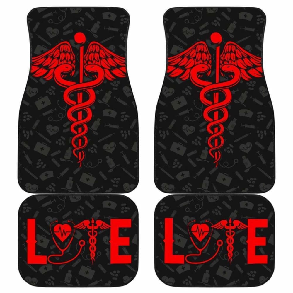 Nurse Symbol Love Car Floor Mats Amazing Gift Ideas 144902