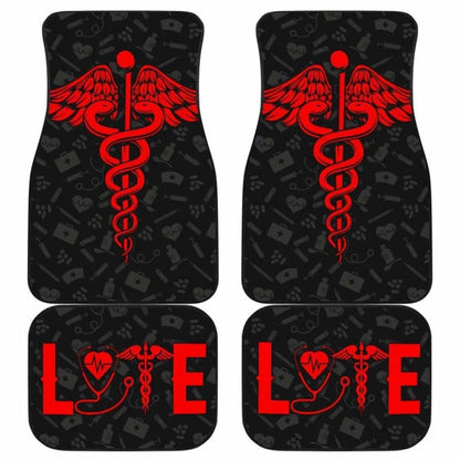 Nurse Symbol Love Car Floor Mats Amazing Gift Ideas 144902