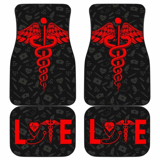 Nurse Symbol Love Car Floor Mats Amazing Gift Ideas 144902