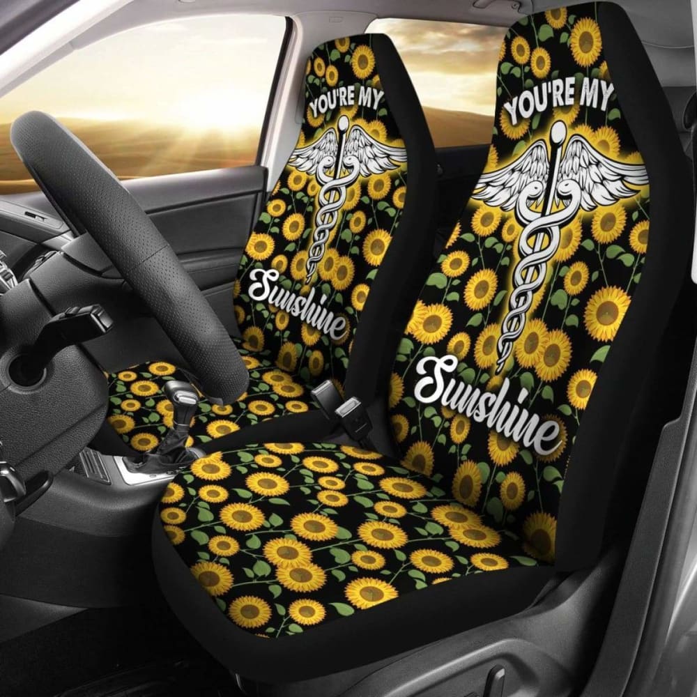 Nurse You’re My Sunshine Sunflower Car Seat Covers 211002