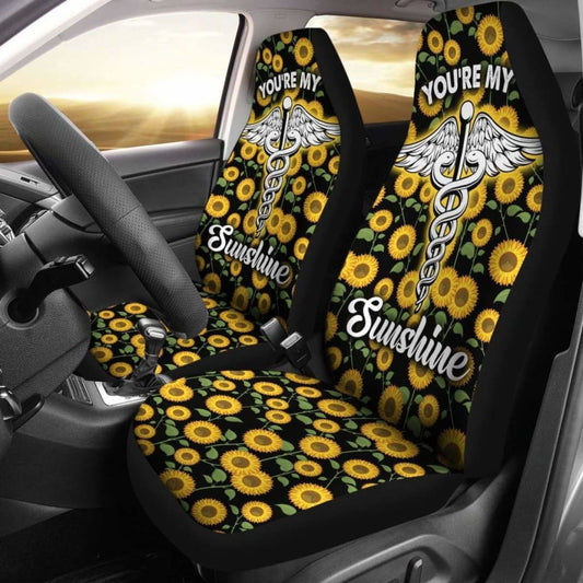 Nurse You’re My Sunshine Sunflower Car Seat Covers 211002