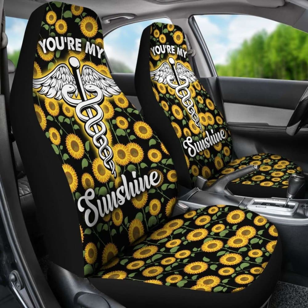 Nurse You’re My Sunshine Sunflower Car Seat Covers 211002