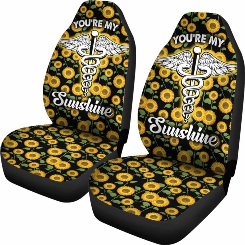 Nurse You’re My Sunshine Sunflower Car Seat Covers 211002