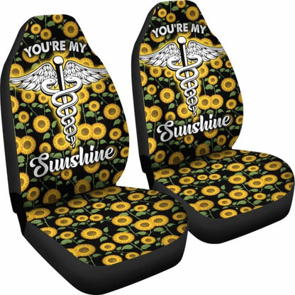 Nurse You’re My Sunshine Sunflower Car Seat Covers 211002