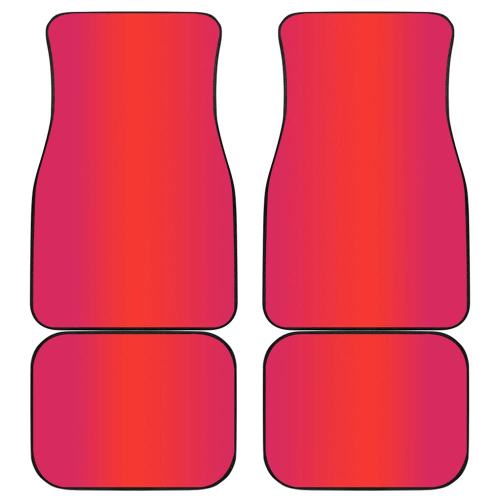 Ombre Sunset Front And Back Car Mats 550317 - YourCarButBetter