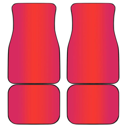 Ombre Sunset Front And Back Car Mats 550317 - YourCarButBetter