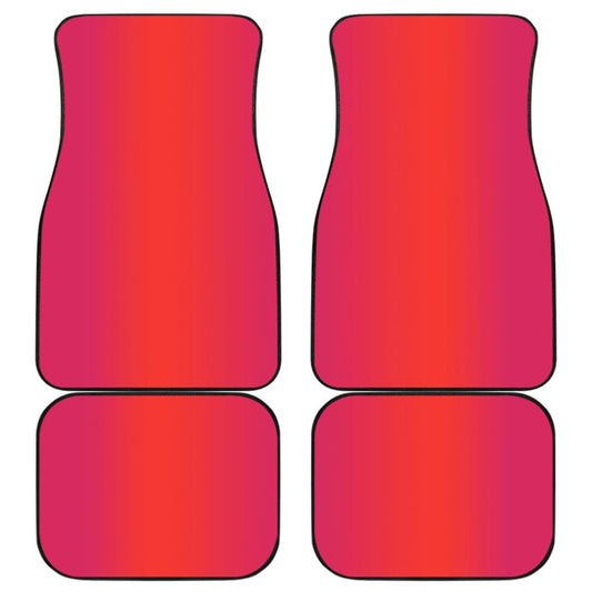 Ombre Sunset Front And Back Car Mats 550317 - YourCarButBetter