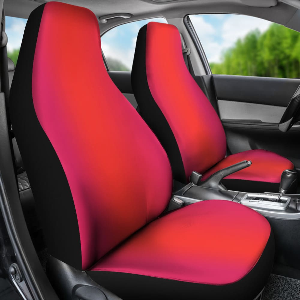 Ombre Sunset Orange Pink Car Seat Covers 550317 - YourCarButBetter