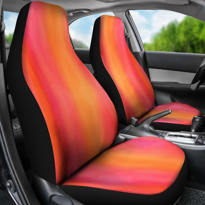 Ombre Sunset Watercolor Car Seat Covers 550317 - YourCarButBetter