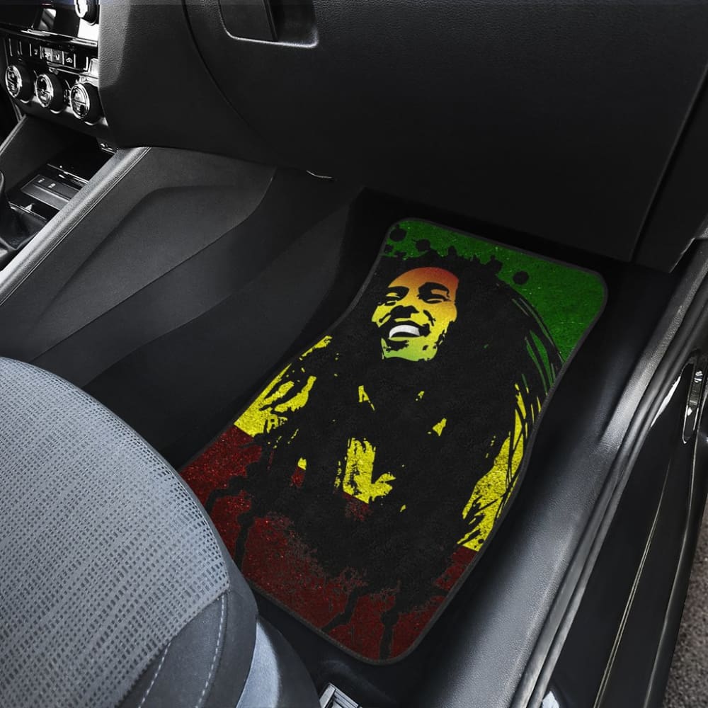 One Love Bob Marley Car Floor Mats 210903 - YourCarButBetter