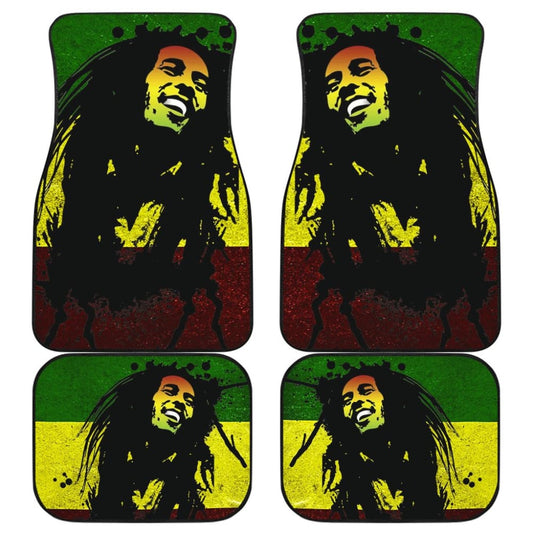 One Love Bob Marley Car Floor Mats 210903 - YourCarButBetter