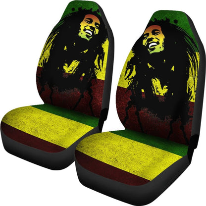 One Love Bob Marley Car Seat Covers 210903 - YourCarButBetter