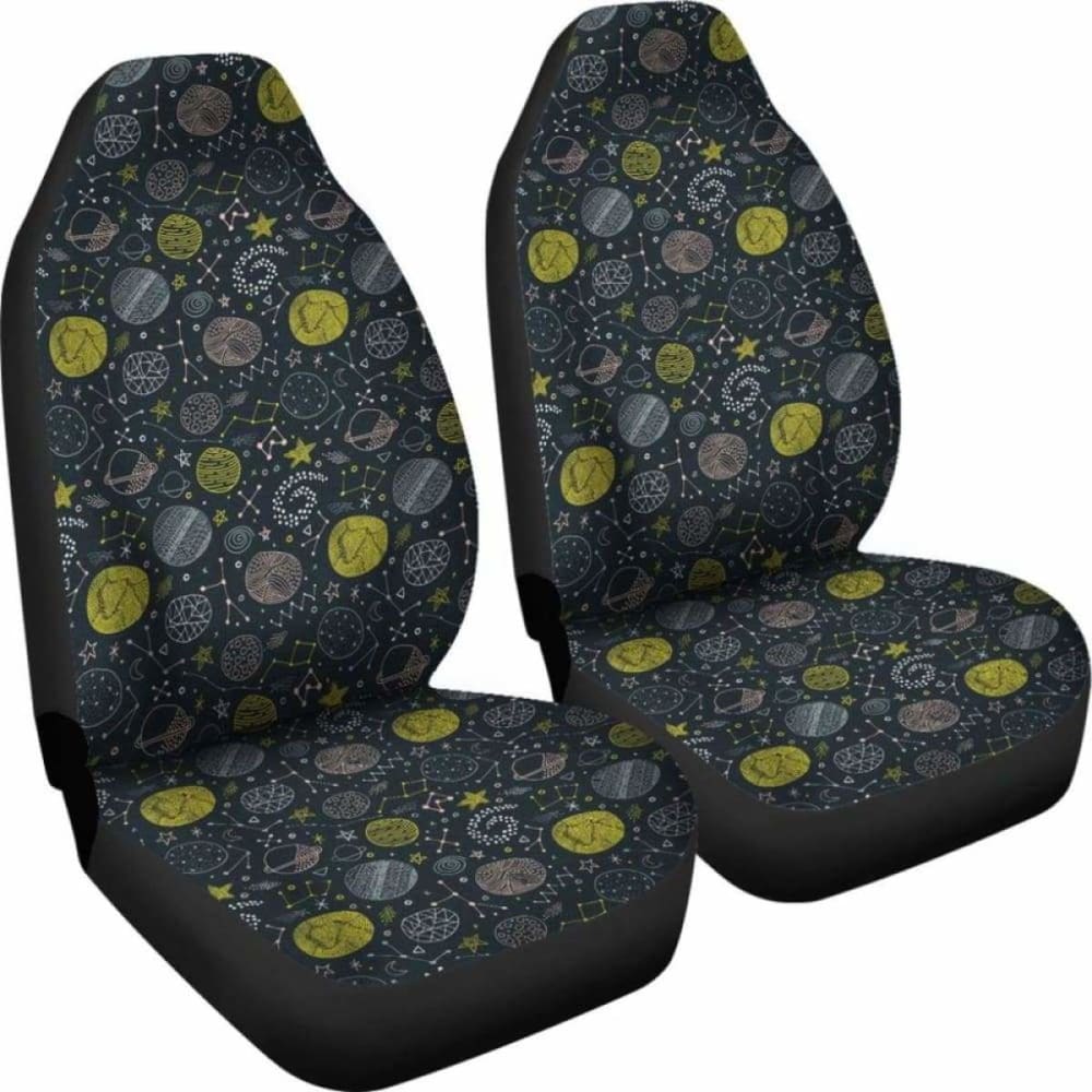 Outer Space Pattern Car Seat Covers 142711 - YourCarButBetter