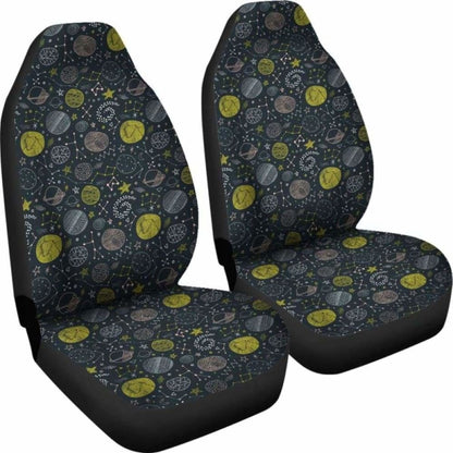 Outer Space Pattern Car Seat Covers 142711 - YourCarButBetter