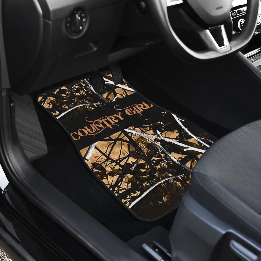 Outshine Camouflage Country Girl Car Floor Mats 211703 - YourCarButBetter