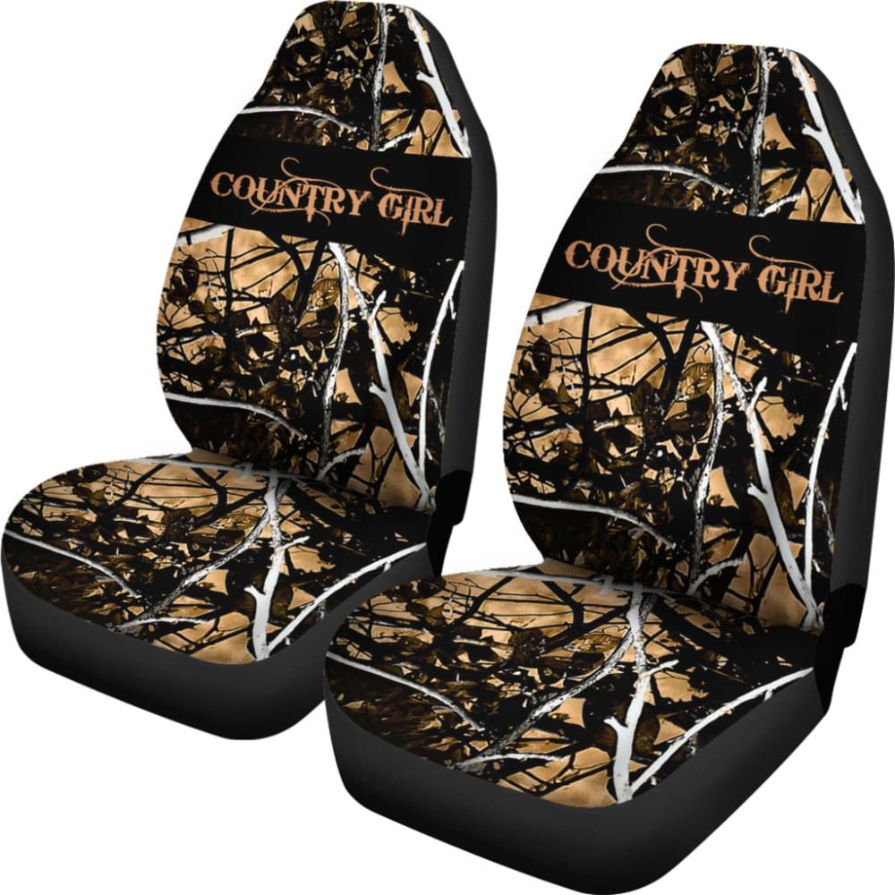 Outshine Camouflage Country Girl Car Seat Covers 211703 - YourCarButBetter