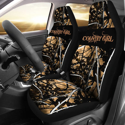 Outshine Camouflage Country Girl Car Seat Covers 211703 - YourCarButBetter