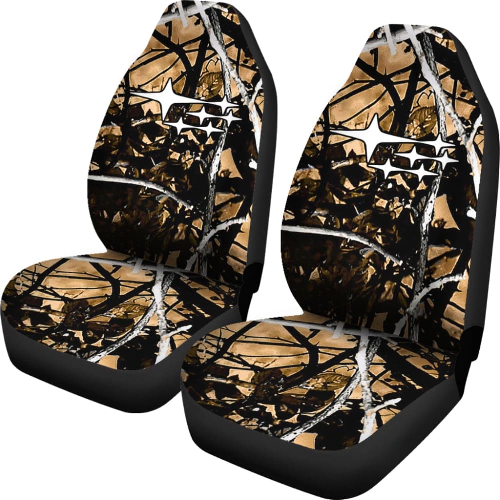 Outshine Camouflage Subaru Printed Car Seat Covers 212803 - YourCarButBetter