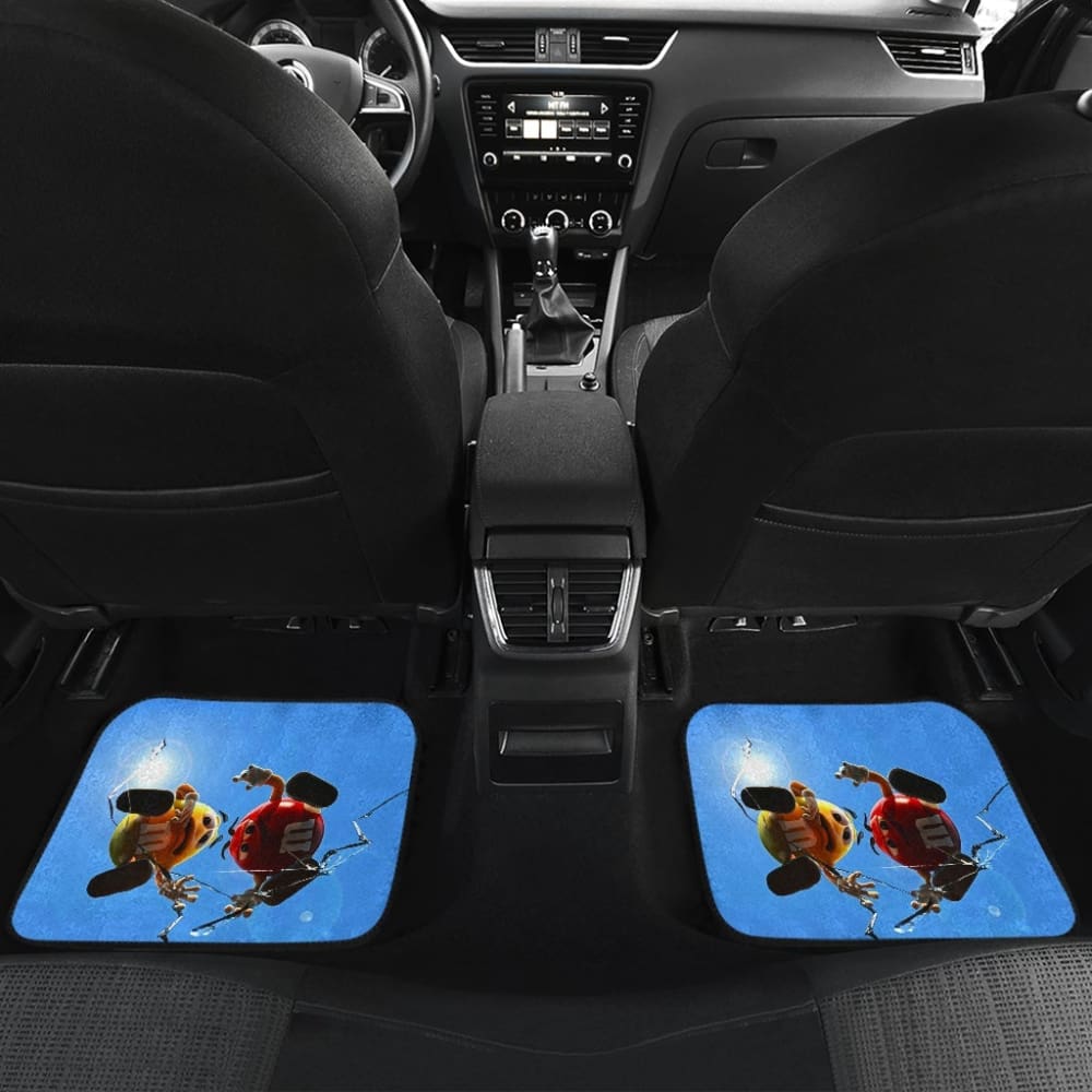 Over Broken Glass M&M Chocolate Car Mats 094201 - YourCarButBetter