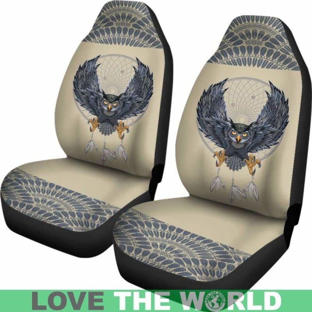 Owl And Dreamcatcher Car Seat Covers 174716
