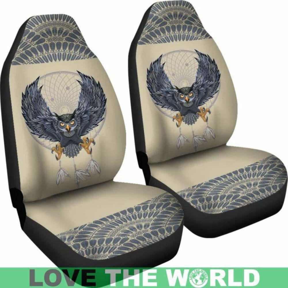Owl And Dreamcatcher Car Seat Covers 174716