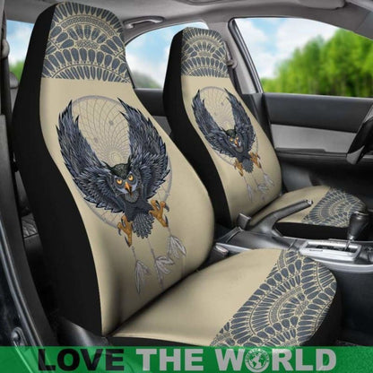Owl And Dreamcatcher Car Seat Covers 174716