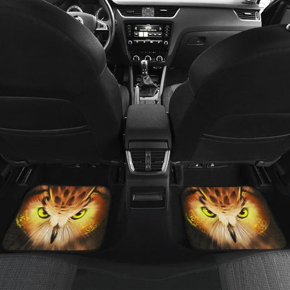 Owl Angry Face Wild Animal Car Floor Mats 094209 - YourCarButBetter