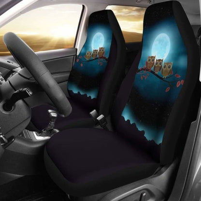 Owl At Night Car Seat Covers 174716