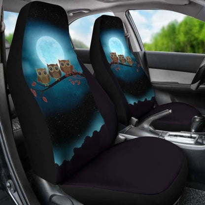 Owl At Night Car Seat Covers 174716