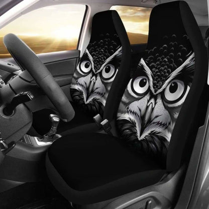 Owl Black Seat Covers 174716