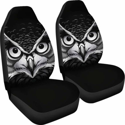 Owl Black Seat Covers 174716