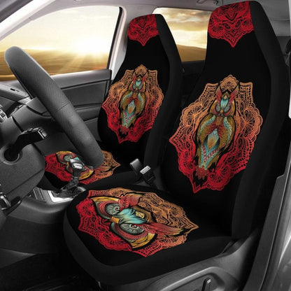Owl Car Seat Covers - Colorful Owl Design 094209 - YourCarButBetter