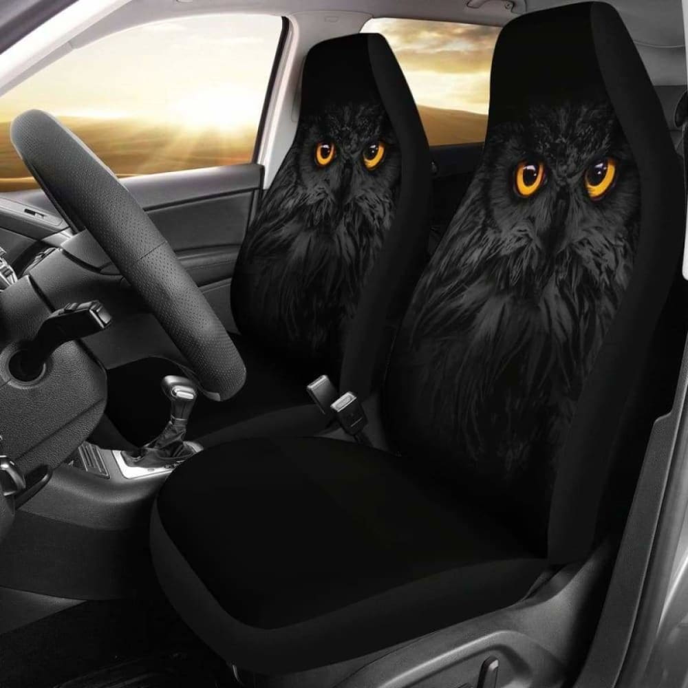 Owl Dark Car Seat Covers 174716