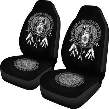 Owl Dream Catcher - Owl Car Seat Covers 094209 - YourCarButBetter