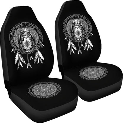 Owl Dream Catcher - Owl Car Seat Covers 094209 - YourCarButBetter