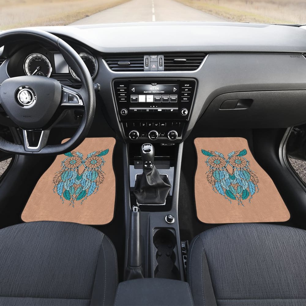 Owl Dreamcatcher Native American Inspired Car Floor Mats 210301 - YourCarButBetter