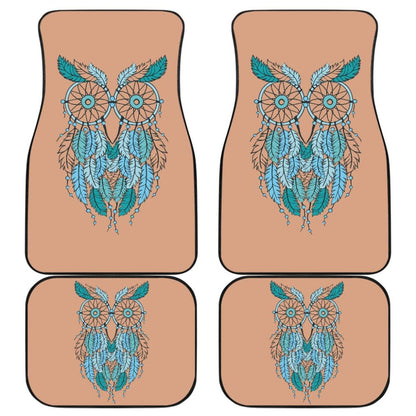 Owl Dreamcatcher Native American Inspired Car Floor Mats 210301 - YourCarButBetter
